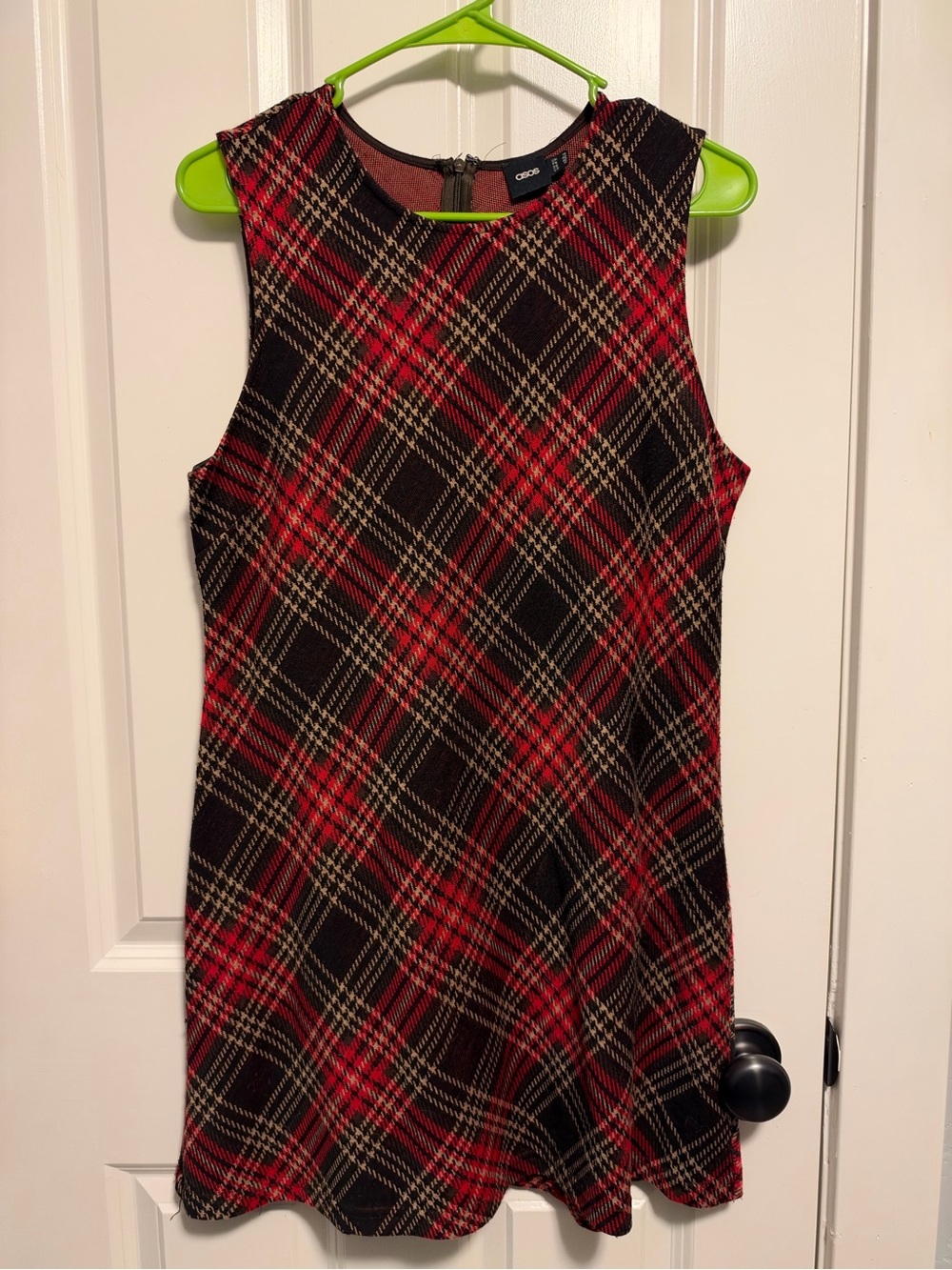 ASOS Plaid Mini Dress